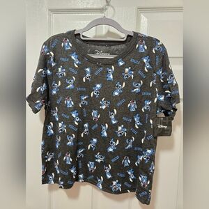 Disneys Blue and Gray Stitch Tee